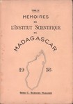 Mémoires de l'Institut Scientifique de Madagascar: Série C. Sciences Humaines