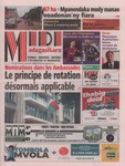 Front Cover: Midi Madagasikara: No 10975; Mercre...