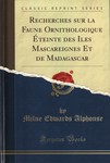 Front Cover: Recherches sur la Faune Ornithologi...