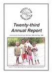Front: Twenty-third Annual Report: Money f...