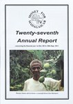 Front: Twenty-seventh Annual Report: Money...