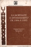 Front Cover: La Mortalité à Antananarivo de 19...