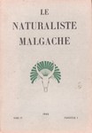 Le Naturaliste Malgache