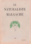 Front Cover: Le Naturaliste Malgache: Tome VIII,...