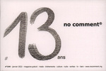 Front Cover: No Comment: #144 janvier 2022