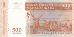 Back: Diman-Jato Ariary (2500 Francs): Ba...