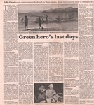 Green hero's last days