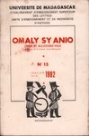 Front Cover: Omaly sy Anio (Hier et Aujourd'hui)...