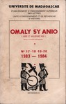 Front Cover: Omaly sy Anio (Hier et Aujourd'hui)...
