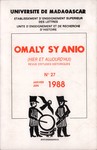 Front Cover: Omaly sy Anio (Hier et Aujourd'hui)...