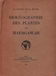 Front Cover: Biogographie des Plantes de Madaga...