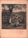 Front: Women pounding rice