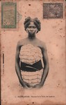 Front: 6. Madagascar. Femme de la Tribu de...