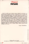 Back Cover: Princes et Paysans: Les Tanala de l...