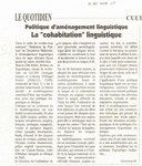 Article: Politique d'Aménagement Linguistiq...