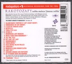 Back of Case: Rakotozafy: Valiha malaza / Famous ...