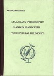 Front Cover: Malagasy Philosophy, Hand in Hand w...