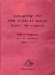 Front Cover: Recensement 1975: Enquête Post-Cen...