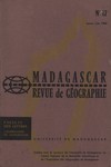 Front Cover: Madagascar Revue de Géographie: No...