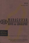 Front Cover: Madagascar Revue de Géographie: No...