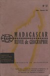 Front Cover: Madagascar Revue de Géographie: No...