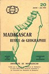 Front Cover: Madagascar Revue de Géographie: No...