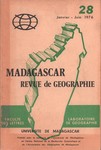 Front Cover: Madagascar Revue de Géographie: No...