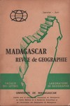 Front Cover: Madagascar Revue de Géographie: No...