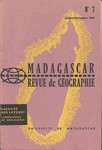 Front Cover: Madagascar Revue de Géographie: No...