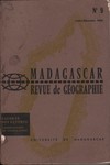 Front Cover: Madagascar Revue de Géographie: No...