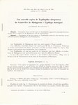 Une Nouvelle Espèce de Typhlopidae (Serpentes) du Centre-Est de Madagascar : Typhlops domerguei