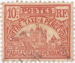 Rova: 10-Centime Postage Stamp