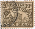 Front: Rova: 20-Centime Postage Stamp