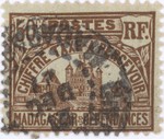 Front: Rova: 50-Centime Postage Stamp