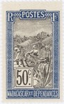 Front: Filanjana: 50-Centime Postage Stamp