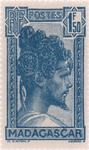 Sakalava Chief: 1.50-Franc Postage Stamp