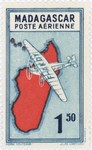 Mailplane: 1.50-Franc Postage Stamp