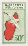 Mailplane: 50-Centime Postage Stamp