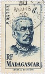 General Duchesne: 6-Franc Postage Stamp