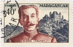 Front: Colonel Lyautey: 40-Franc Postage S...