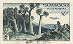 Pachypodium & Euphorbia: 50-Franc Postage Stamp