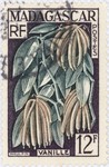Front: Vanilla: 12-Franc Postage Stamp