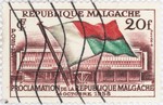 Proclamation of the Malagasy Republic: 20-Franc Postage Stamp