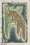 Front: Rice: 10-Franc Postage Stamp