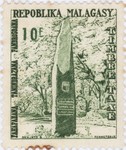Independence Monument: 10-Franc Postage Stamp