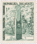 Independence Monument: 1-Franc Postage Stamp