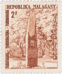 Independence Monument: 2-Franc Postage Stamp