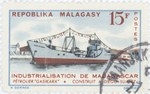 Gasikara Oil Tanker: 15-Franc Postage Stamp