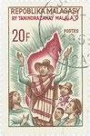 Front: National Anthem: 20-Franc Postage S...