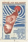 International Hydrological Decade: 90-Franc Postage Stamp